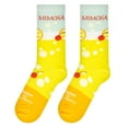 thumbnail image 5 of Cool Socks, Colorful Funny Novelty Prints, Cute Socks for Women, Mimosa Recipe, 5 of 5