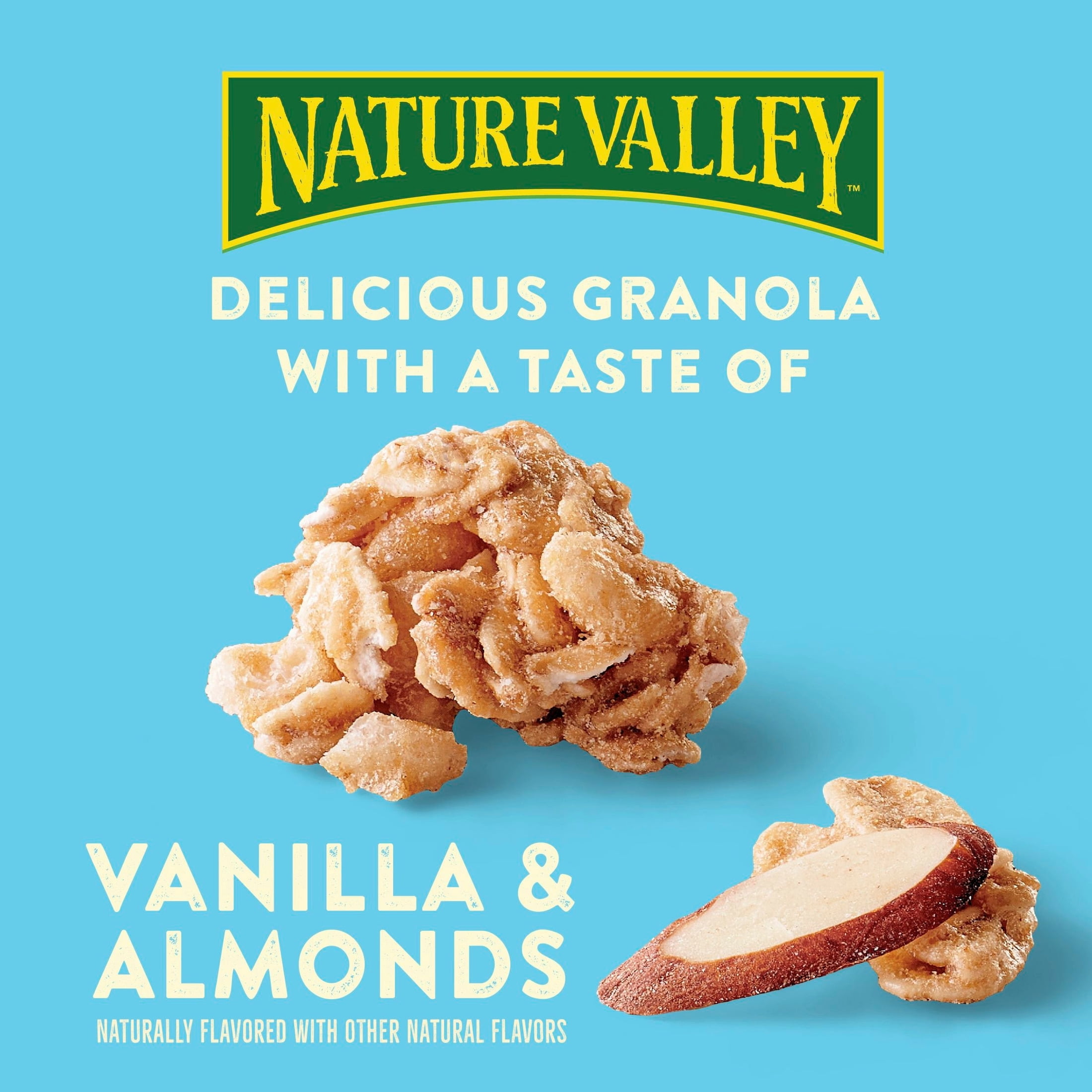 Nature Valley Reduced Sugar Vanilla Almond Granola Pouch, 11 oz