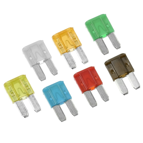 Unique Bargains 14pcs 5A 7.5A 10A 15A 20A 25A 30A Car Mini Blade Fuses for Marine RV Camper Boat Truck SUV Multicolor