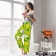 thumbnail image 5 of Balery Green Apple Pantalones de pijama para mujer, pijamas ultraligeros, pantalones de estar por casa-3X-Large, 5 of 6