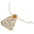 thumbnail image 4 of 200 Piezas 10X15cm Pestañas Impresas Bolsas de Organza Doradas Bolsas de Joyería Bolsas de Organza con Cordón para Favores de Boda Bolsas de Regalo de Dulces, 4 of 5