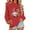 Red, variant on Women Valentines Day Gnome Sweatshirt Sunflower Graphic Pullover Long Sleeve Crew Neck Tops Heart Print Casual Holiday Shirts