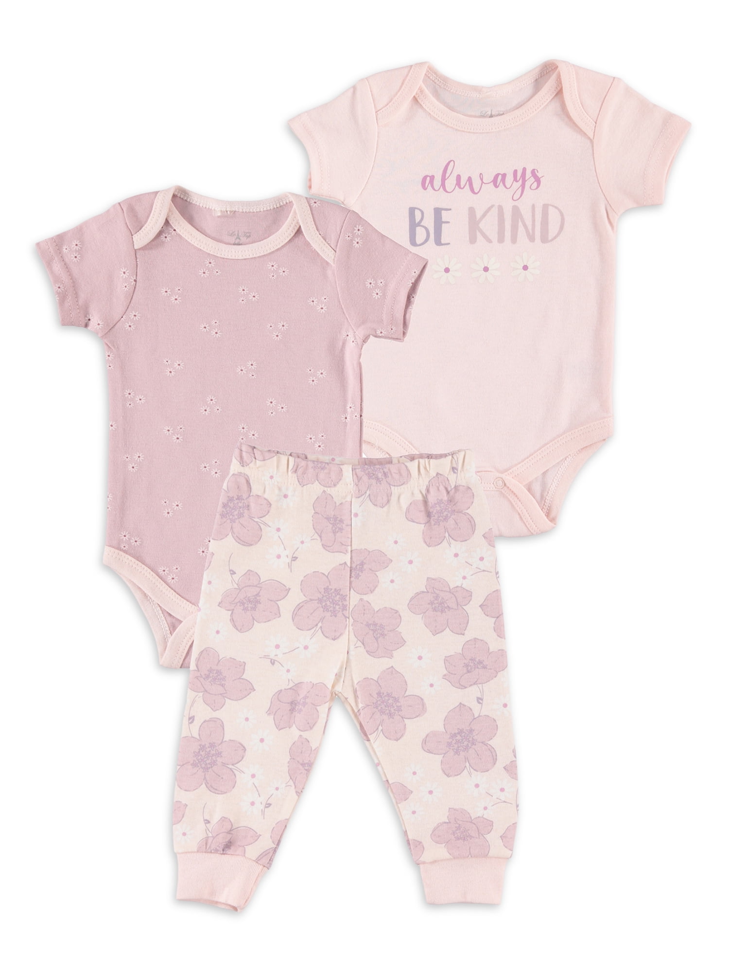 Le Top Bebe Baby Girl 3 PC Jogger Set 