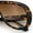 Tortoise - Brown, variant on Bold Oversized Shield Thick Plastic Retro Racer Fashion Sunglasses All Beige