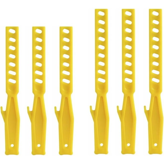 6 Pack Paint Stir Sticks 6'' 8'' Plastic Reusable Paddle Stirrer Rod Mixer Craft Stick for Art Project Stirring Mixing Tool Painting Primer Epoxy Resin Chemical Liquid Glue DIY Woodcraft