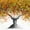 Faces Of Harmony Tree, variant on Elephant Stock Rusty Autumn Tree Wall Art - Horizontal Multi Panel Canvas - Living Room Wall Decor - Floral And Botanical Multi Panel - Beige And Gray Decor By Ashvin Harrison - 57" x 36"