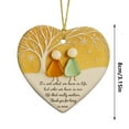 thumbnail image 3 of TanSiDing 1pcs Heart Friendship Christmas Ornament Pendant - Festive Holiday Tree Decoration for Best Friends, Durable Keepsake Gift for Memorable Celebrations, 3 of 9
