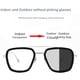 thumbnail image 2 of Gafas de sol con montura grande, de doble haz y sencillas, con tendencia de moda para hombre, que cambian de color, 2 of 2