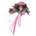 thumbnail image 2 of Ramo De Boda, Rosa Artificial Versátil Hojas Verdes Realistas Flores De Boda Respetuoso Con El Medio Ambiente Para La Iglesia Para Accesorios De Fotografía ANGGREK BJ3115, 2 of 8