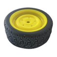 thumbnail image 2 of serony Hex 12mm On Road Tires RC Car Flat Run C Precise for Tamiya Assorted Color Yellow, 2 of 6