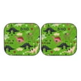 thumbnail image 7 of Goofa Cute Dinosaurs Pattern 2 Piece Car Windshield Sun Shade Foldable | Front Windshield Shade for Sun, Heat and UV Rays | Sunshade for Car Front Window-Small, 7 of 7