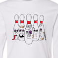 thumbnail image 4 of Inktastic Beat Up Bowling Pins Long Sleeve Youth T-Shirt, 4 of 5