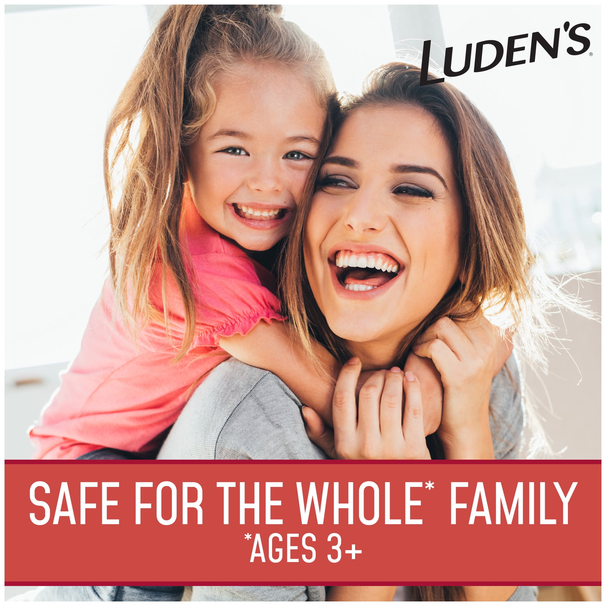 Luden's Sore Throat Drops, for Minor Sore Throat Relief, Watermelon Throat Remedy, 90 Ct