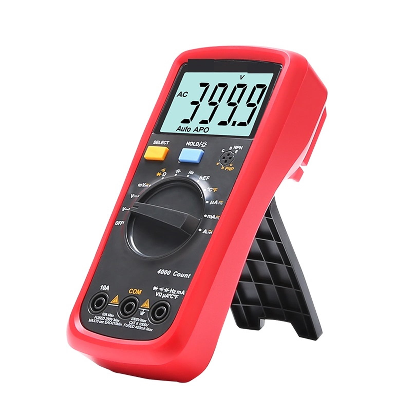 Digital Multimeter 1000V 10A Auto Power Off AC DC Voltage Current Ohm Diode Meter Temperature Test ,Battery Test
