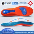 thumbnail image 1 of Plantillas elásticas deportivas para zapatos, tecnología de absorción de impacto, transpirables, plantillas ortopédicas para pies para correr, nuevas, 1 of 5