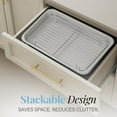 thumbnail image 5 of Gotham Steel 6 Pc Stackable Baking Pans Set Non Stick, 70% Space Saving Design, Nonstick Ceramic Bakeware Sets Non Toxic, with Baking Sheet Tray, Cake & Muffin Pans, Oven & Dishwasher Safe, 5 of 7