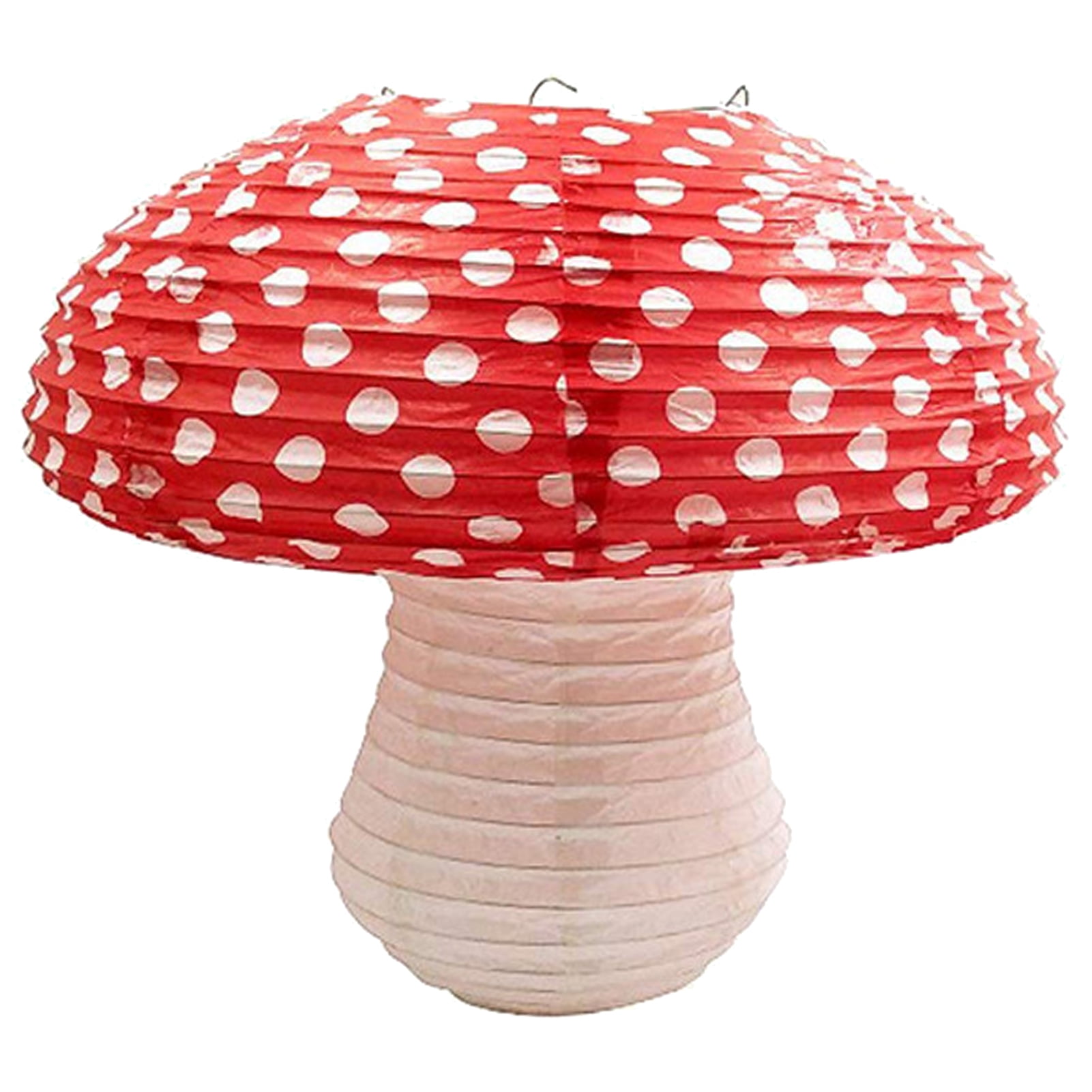 Hanging Lantern Mushroom Shaped Collapsible Paper Bridal Shower Lantern
