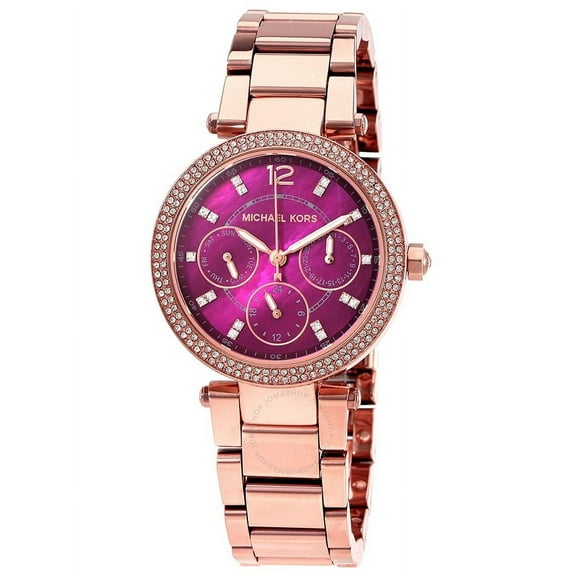 Michael Kors Women's Mini Parker Rose Gold-Tone Watch MK6403