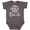 Charcoal Grey, variant on Inktastic Mimi and Papa Love Me for Grandchild Boys or Girls Baby Bodysuit