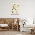 thumbnail image 4 of Stupell Industries Modern Minimal Brushed Rabbit Canvas Art, 20 x 30, by June Erica Vess, 4 of 8