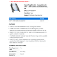 thumbnail image 2 of Spark Plug Wire Set - Compatible with 2007 - 2008 Cadillac Escalade ESV 6.2L V8, 2 of 2