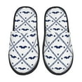 thumbnail image 1 of Fotbe Hipster Mustache Pantuflas Peludas para Mujer con Estampado, Zapatillas de Peluche, Zapatos de Invierno para Casa, Uso Interior y Exterior-Large, 1 of 8