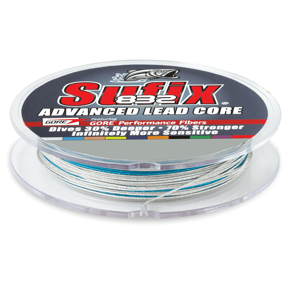 Sufix 832 Advanced Lead Core Fishing Line 100 Yds 12lb
