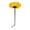 Yellow, variant on Metal Flower Stake Designed As Wildlife Water Source Outdoor Bird Feeder Weather For Backyard Gardens And Pati