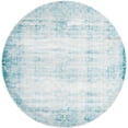 thumbnail image 2 of Jill Zarin Uptown Collection Area Rug - Lincoln Center (7' 10" Round Teal/Ivory), 2 of 5