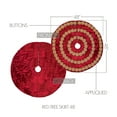 thumbnail image 2 of Memories Red Tree Skirt 48, 2 of 6