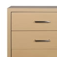 thumbnail image 6 of GDF Studio Borah Contemporary Faux Wood 4 Drawer Dresser, Natural and Black, 6 of 9