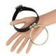 thumbnail image 4 of Gargantilla de cuero Negro PU perfecl Collar cinturón para hombres Joyería para mujeres, 4 of 6