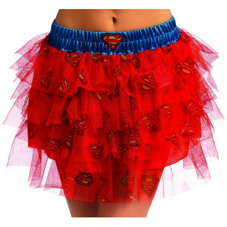 DC Comics Supergirl Tutu Costume Skirt Adult Standard