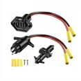 thumbnail image 2 of 12V 8AWG 2 Wire Waterproof Trolling Motor Connector Socket for Marine Boat, 2 of 8