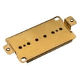thumbnail image 1 of Placa base de pastilla doble de latón para guitarra eléctrica de 6 cuerdas, accesorio dorado PUENTE 52MM, 1 of 9