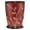 Aubury, variant on Decorative Trash Can for Bathroom, Office & Bedroom - 2.1 Gallons Stylish & Small Trash Can for Dorms, Desktop & Restroom - Chic Waste Basket for Compact Spaces, Safari Stripes