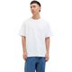 thumbnail image 3 of JACK&JONES Camiseta para hombre, paquete de 5 unidades - JJHUGO LOOSE TEE SS CREW NECK, manga corta, cuello redondo, algodón Negro/Blanco/Gris L (Large), 3 of 7