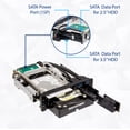 thumbnail image 2 of Rack móvil Syba SY-MRA55006 para discos duros Sata III de 3,5 y 2,5 pulgadas, 2 of 7
