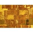 thumbnail image 1 of Ahgly Company Machine Washable Indoor Rectangle Patchwork Yellow Transitional Area Rugs, 2' x 4', 1 of 4