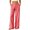 Red, variant on Fashion Striped Linen Pants for Women High Waisted Straight Leg Palazzo Trousers Casual Wide Leg Pant with Pockets