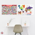 thumbnail image 4 of All Countries and Flags of the World Educational Map | Great Learning Tool for Kids and Adults | 80lb Cardstock (216gsm) | 11 x 17” | 10 per Pack, 4 of 6