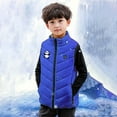 thumbnail image 1 of Camiseta de tirantes con cuello alto y estampado de moda, ropa inteligente con calefacción a temperatura constante para niños y niñas., 1 of 7