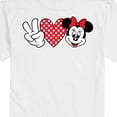 thumbnail image 3 of Mickey & Friends - Peace Love Minnie - Men's Short Sleeve Graphic T-Shirt, 3 of 5