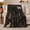 Mystic Cat Trio, variant on Celestial Black Cat Starry Night Pattern, Festive Pet Portrait Pattern, Warm Flannel Blanket for Living Room and Bedroom, Cat Lovers Just Because Gift, Pet Lover Home Decor