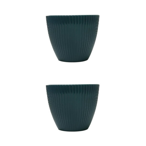 Macetas para plantas Bewildely 2Conjunto selva verde 15 CM