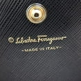 thumbnail image 2 of Pre-Owned Salvatore Ferragamo Vara Ribbon Flap Wallet, Size 22, C127, Black Leather, Women's, 2 of 6