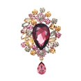 thumbnail image 5 of Xinyolin Faux Crystal Brooch Shiny Rhinestone Inlay Brooch Pin Women Trend Elegant Party Jewelry Accessory Wedding Anniversary Gift, 5 of 8