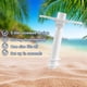 thumbnail image 4 of Muyoka Kyoffiie Sombrilla de playa Anclaje de arena Soporte para sombrilla con 5 tornillos en espiral Talla única Para todas las sombrillas de playa Base de sombrilla resistente para exteriores Soport Muyoka Hogar, 4 of 7