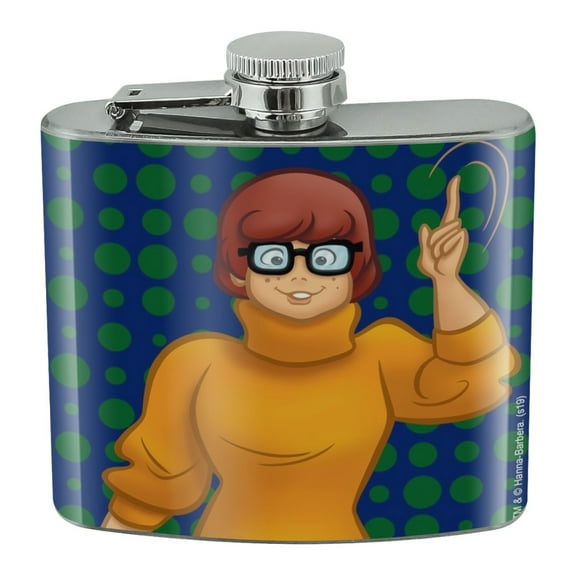 Scooby Doo Velma Character Stainless Steel 5oz Hip Drink Kidney Flask