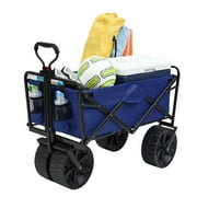Mac Sports Collapsible Folding All Terrain Outdoor Beach Utility Wagon Cart